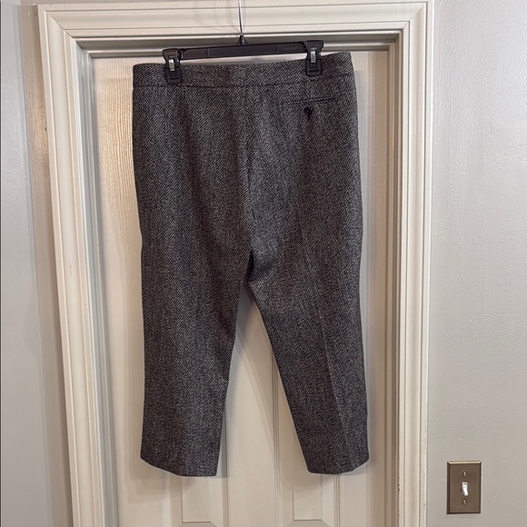 Cropped wool wide-leg Burberry women’s pants - Picture 3 of 6